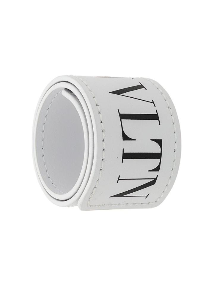 Valentino Vltn Wrap-around Cuff - White