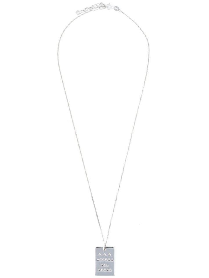 True Rocks 'aaa Pass' Necklace - Grey