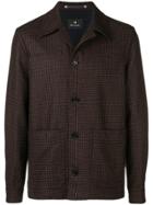 Ps By Paul Smith Check Pattern Shirt Jacket - Red