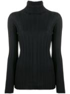 Fabiana Filippi Roll Neck Knitted Top - Black