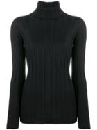 Fabiana Filippi Roll Neck Knitted Top - Black