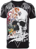 Philipp Plein 'animals Skull' T-shirt, Men's, Size: Medium, Black, Cotton