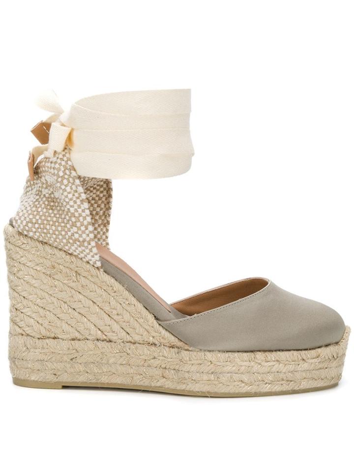 Castañer Carinah Wedge Espadrilles - Neutrals