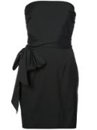 Milly - Sleeveless Wrap Dress - Women - Cotton/polyamide/polyester/spandex/elastane - 8, Black, Cotton/polyamide/polyester/spandex/elastane