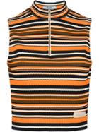 Prada Ribbed Knit Top - Orange