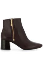 Michael Kors Collection Alane Zipped Ankle Boots - Purple