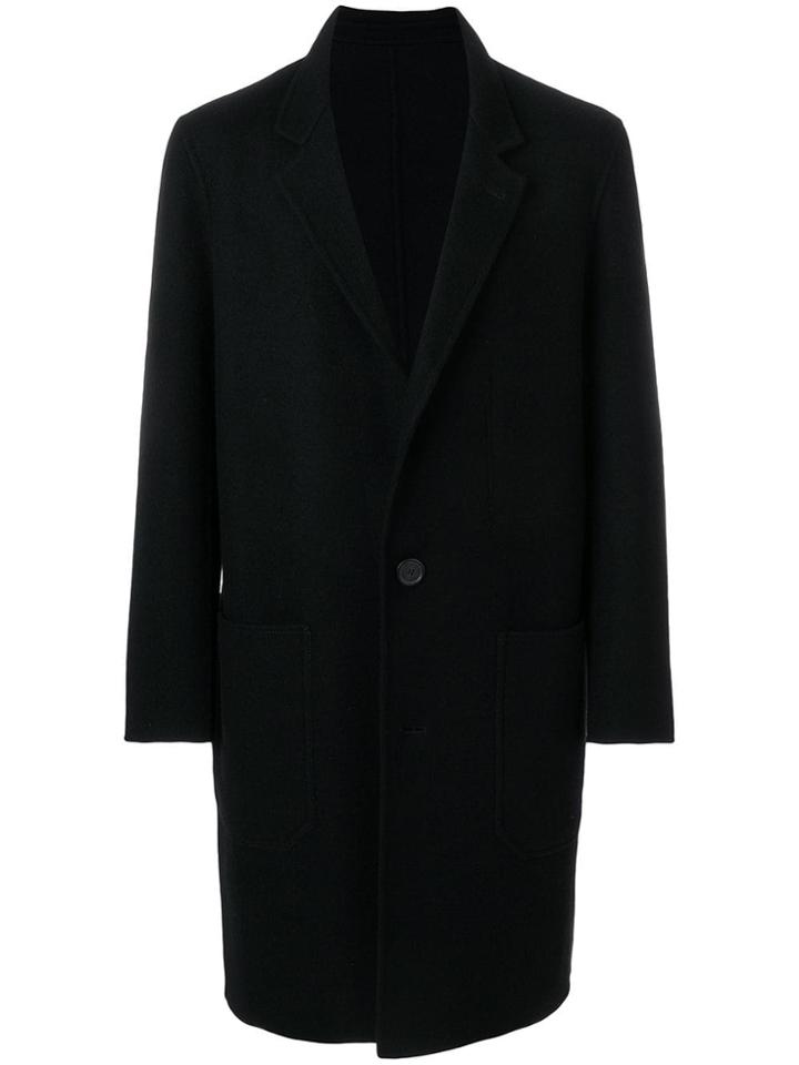 Ami Alexandre Mattiussi Double Face Construction Coat - Black