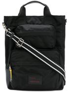 Givenchy Logo Plaque Tote Bag - Black