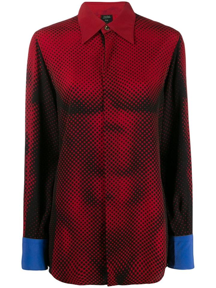 Jean Paul Gaultier Pre-owned 1996 Trompe L'oeil Shirt - Red