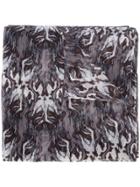 Thomas Wylde Smoke Print Scarf - Black