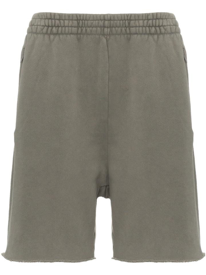 Yeezy Elasticated Waist Cotton Sweat Shorts - Grey