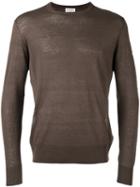 Ballantyne - Maglia Pullover - Men - Silk/linen/flax - 52, Brown, Silk/linen/flax