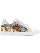Zadig & Voltaire Wild Print Sneakers - White