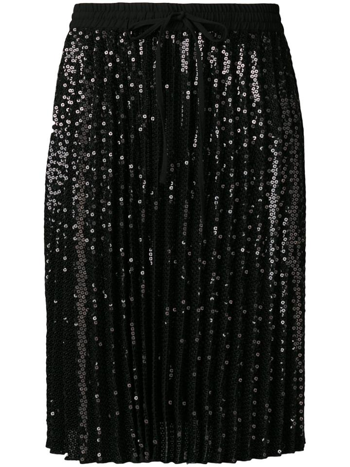 P.a.r.o.s.h. Gonna Sequin Skirt - Black