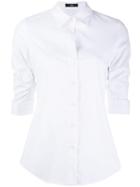 Steffen Schraut Three Quarter Sleeve Shirt - White