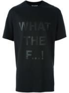 Neil Barrett What The F! Print T-shirt