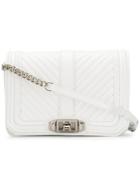 Rebecca Minkoff Quilted Small Cross Body Bag - White