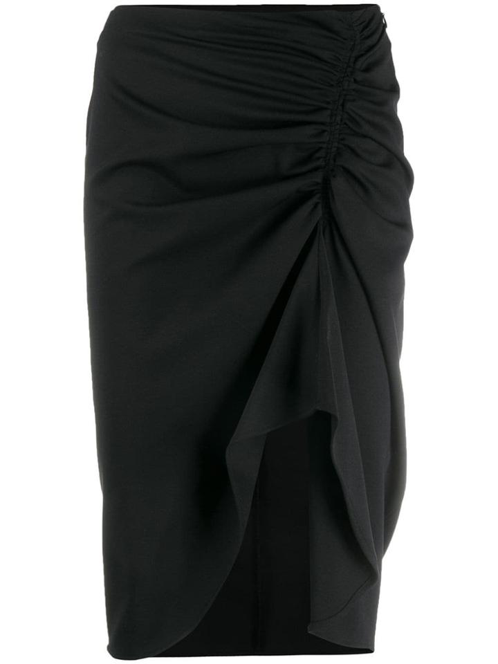 8pm Ruched Detail Skirt - Black