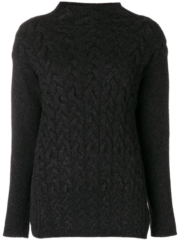's Max Mara Cable Knit Jumper - Grey