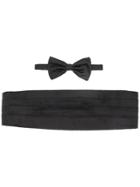 Brioni Bow Tie Cummerbund Set - Black