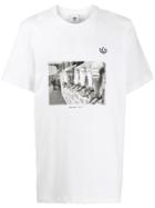 Adidas Photographic Print T-shirt - White