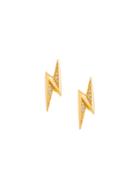 Astley Clarke 'mini Lightening Bolt Biography' Stud Earrings, Women's, Metallic