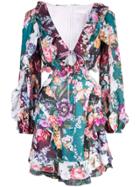 Zimmermann Floral Print Dress - Green