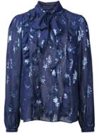 Rebecca Taylor Filled Loose Blouse - Purple