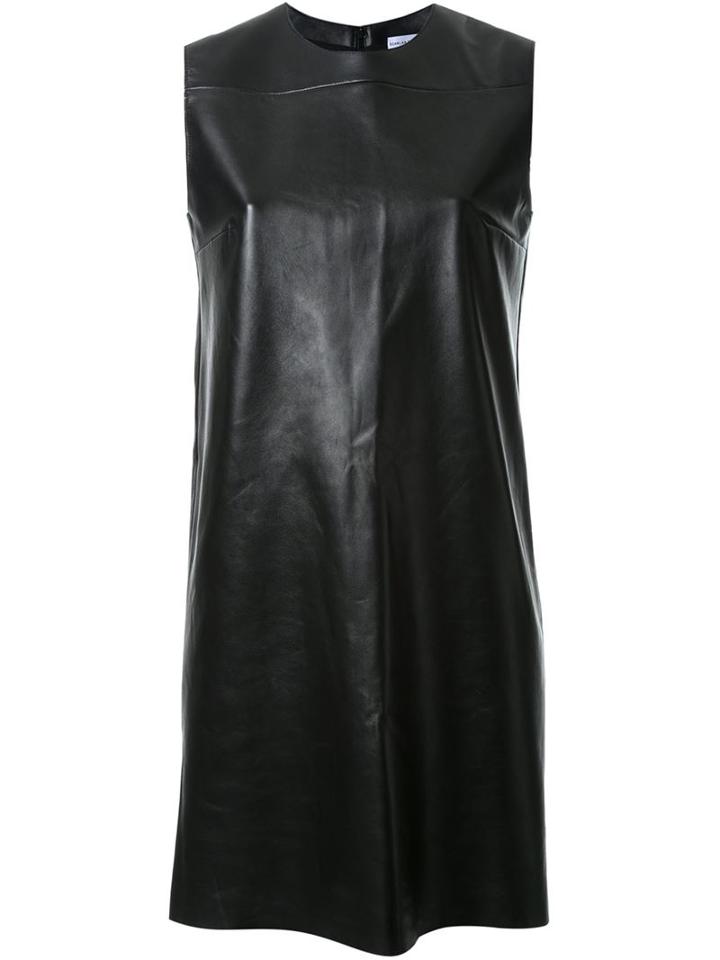 Scanlan Theodore Leather Shift Dress