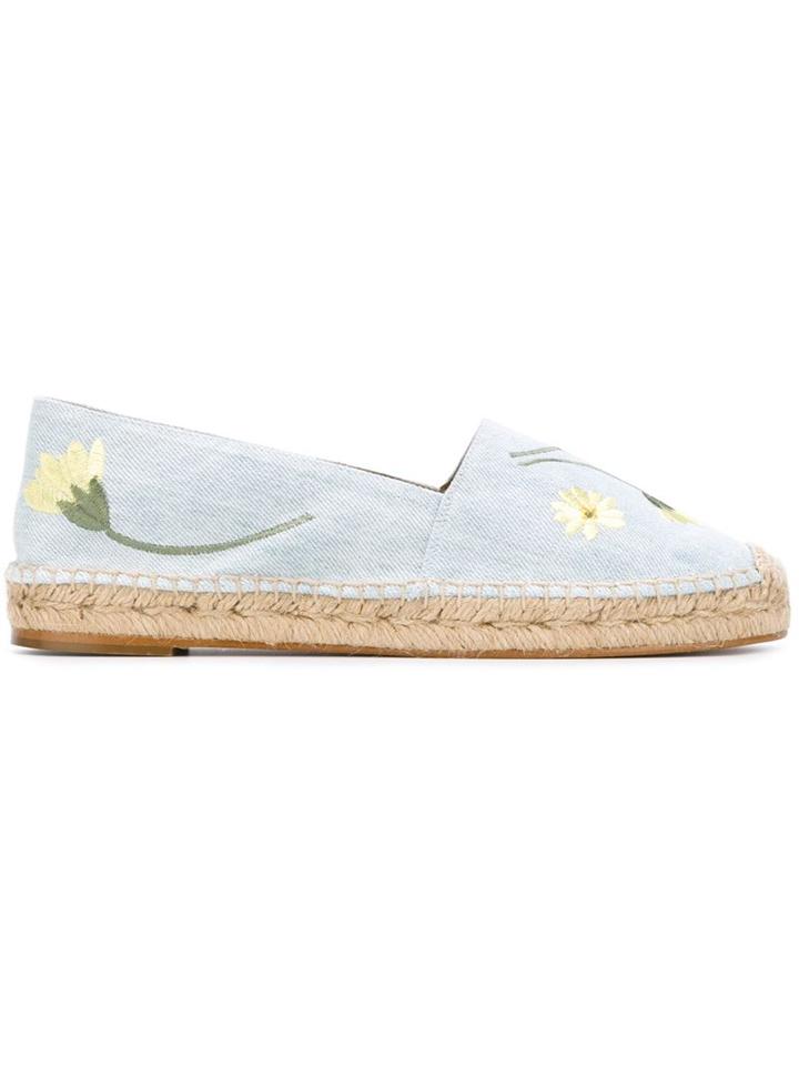 Stella Mccartney Rocio Espadrilles, Women's, Size: 37, Blue, Organic Cotton/rubber