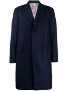 Thom Browne Single-breasted Coat - Blue