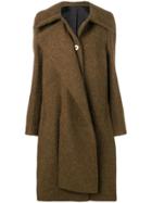 Lemaire Flap Detail Coat - Brown