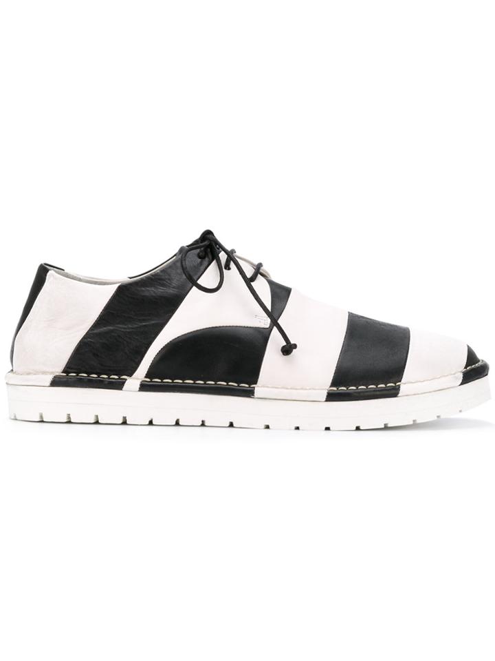 Marsèll Striped Derbies - Black
