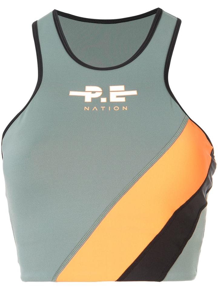 P.e Nation Aspendos Crop Top - Green