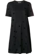 Mcq Alexander Mcqueen Mini Swallow Babydoll Dress - Black