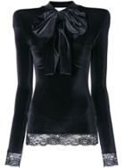 Ann Demeulemeester Embellished Web Blouse - Black