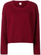 Pinko Cut-out Detail Sweater - Red