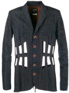 Jean Paul Gaultier Pre-owned Cage Design Denim Jacket - Blue