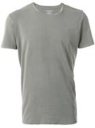 Majestic Filatures - Crew Neck T-shirt - Men - Cotton/spandex/elastane - Xl, Grey, Cotton/spandex/elastane