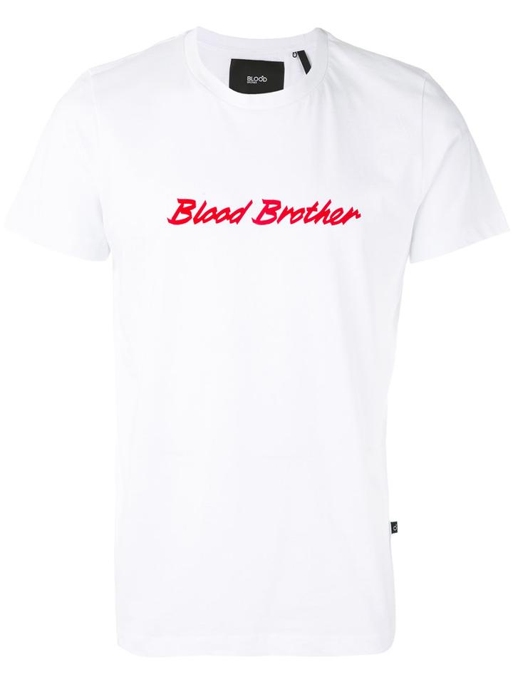 Blood Brother - Nathan T-shirt - Men - Organic Cotton - M, White, Organic Cotton