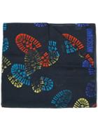 Moschino Boot Print Scarf, Men's, Black, Modal/cashmere