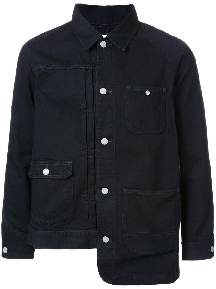 Kidill Denim Jacket, Men's, Size: Medium, Black, Cotton