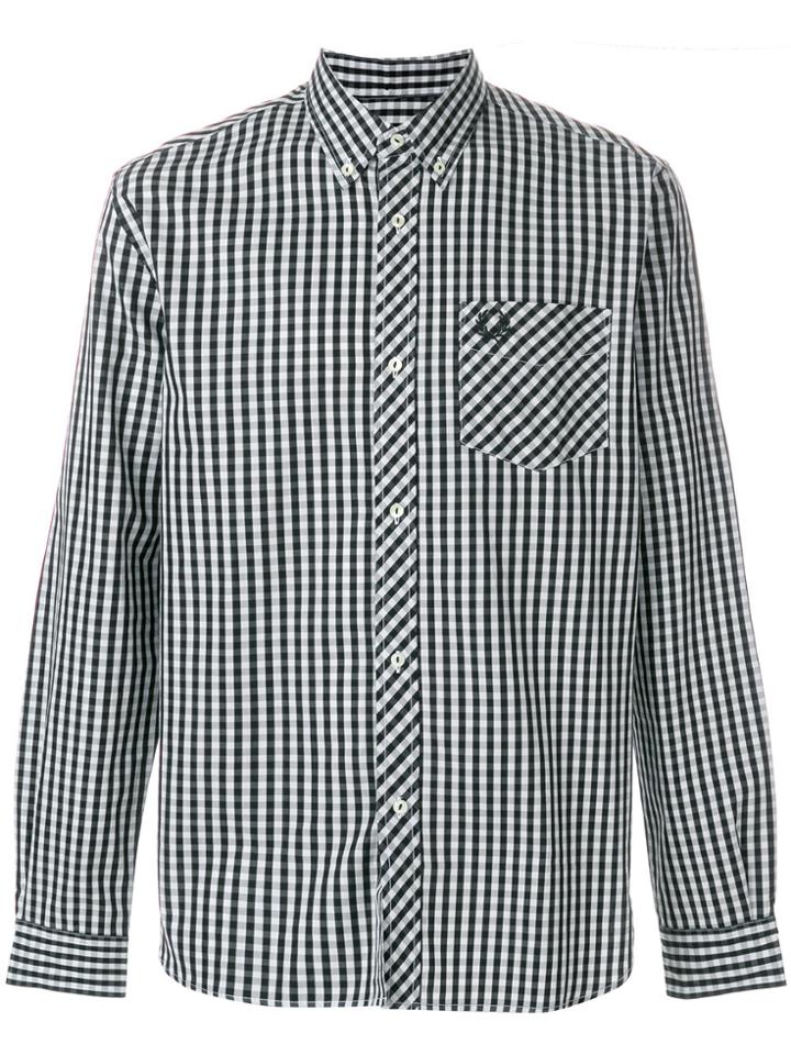 Fred Perry X Art Comes First Button Down Check Shirt - Black
