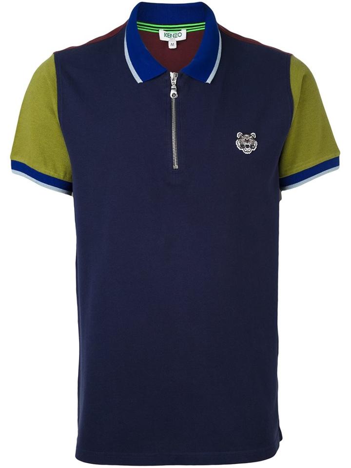 Kenzo 'mini Tiger' Polo Shirt, Men's, Size: Large, Cotton