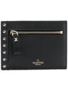 Valentino Hardware Embellished Cardholder - Black