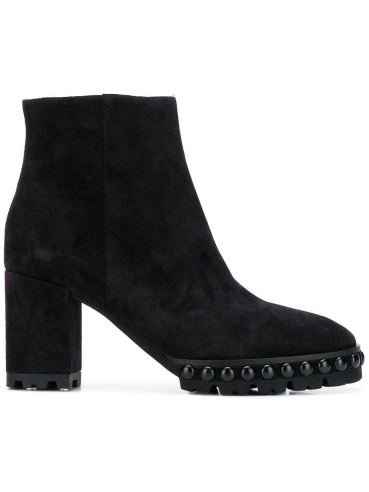 Kennel & Schmenger Stud-detail Ankle Boots - Black