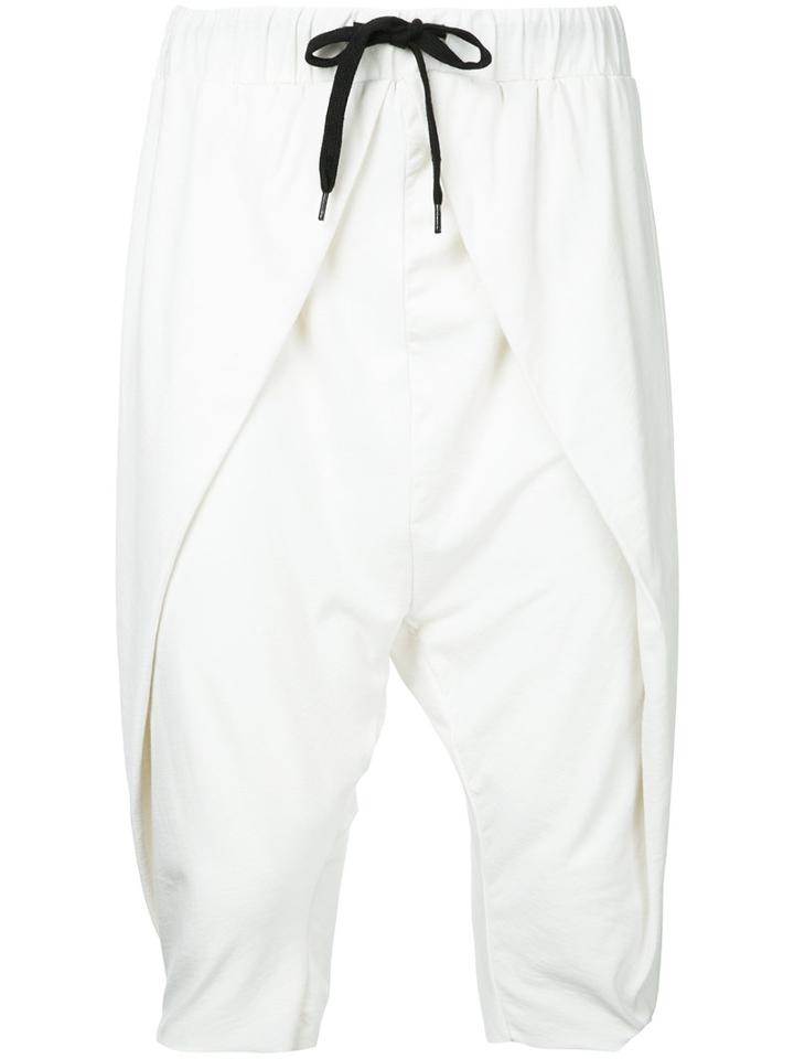 First Aid To The Injured - Calamus Shorts - Unisex - Cotton - 1, White, Cotton