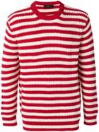 Alanui Striped Sweater - Red