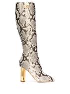 Dsquared2 Snakeskin Effect Boots - Neutrals