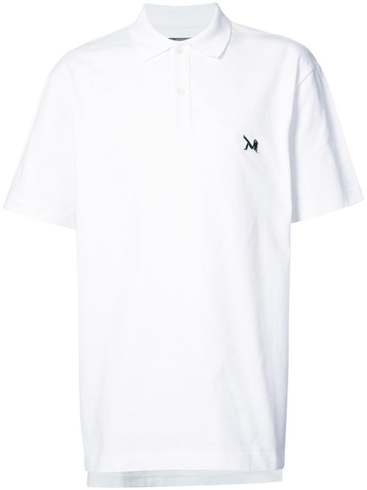 Calvin Klein 205w39nyc Embroidered Polo Shirt - White